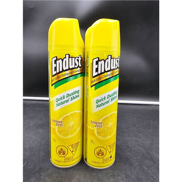 Endust Quick Dusting Natural Shine Lemon Zest Spray 2-Pack, 340g Each