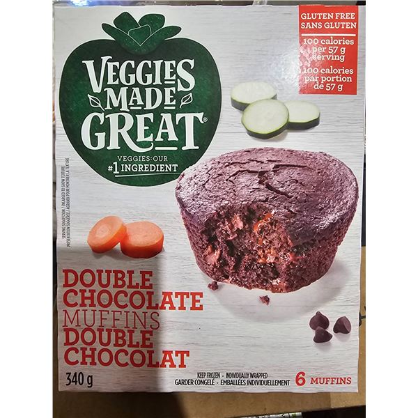 Veggies Made Great Double Chocolate Muffins, 4Ã—340 g