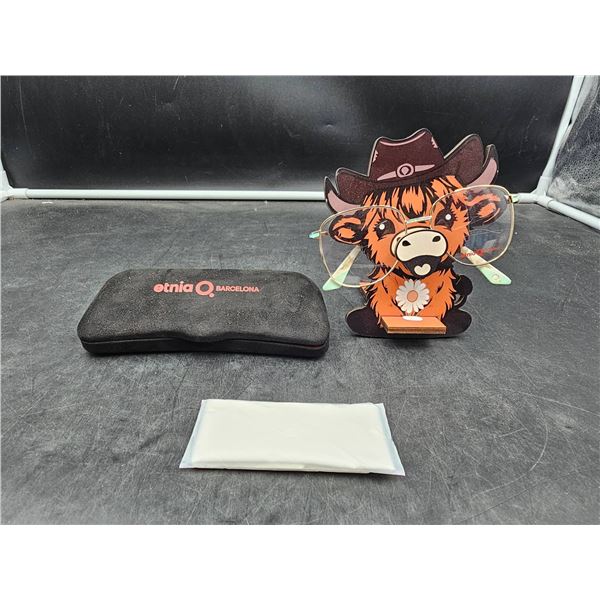 Etnia Barcelona Eyeglasses with Case and Accessory Cloth