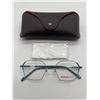 Image 1 : Etnia Barcelona Eyeglasses Frame with Brown Case and Cleaning Cloth