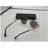 Image 2 : Cazal Round Gold Sunglasses with Accessories