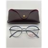 Image 1 : Etnia Barcelona Eyeglasses Blue Frame with Carry Case