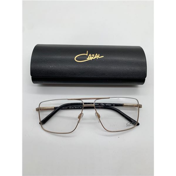 Cazal Eyewear Frame with Gold Tone and Black Accents