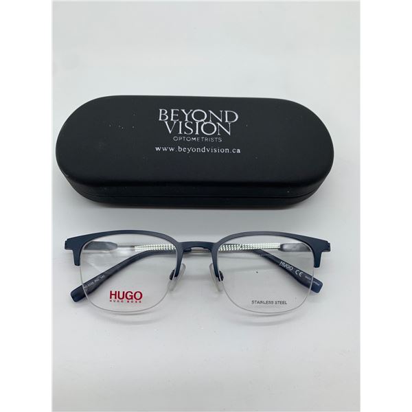Hugo Boss Stainless Steel Eyeglasses with Case