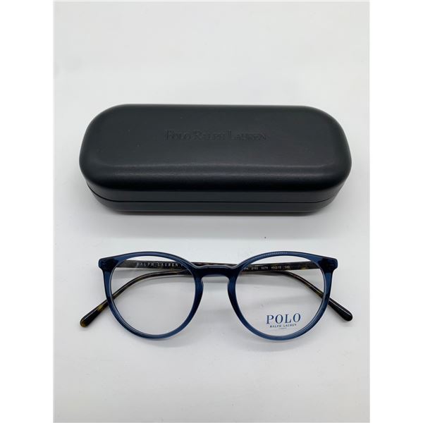 Polo Ralph Lauren Eyeglasses with Case in Blue Frame Design