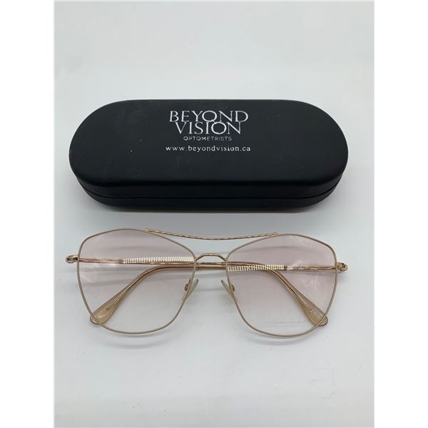 Beyond Vision Optical Frame Gold-Tone Eyeglasses