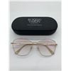 Image 1 : Beyond Vision Optical Frame Gold-Tone Eyeglasses