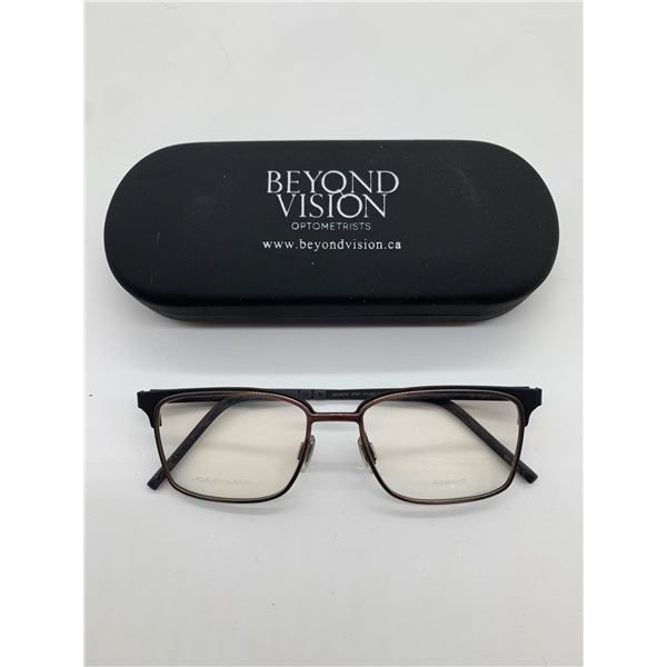 Beyond Vision Rectangular Eyeglasses with Case