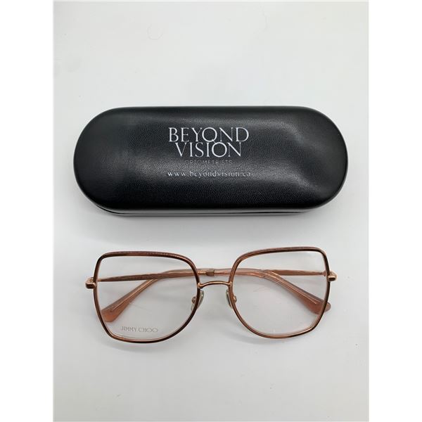 Beyond Vision Eyeglasses with Case â€“ Rectangular Metal Frame