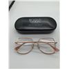 Image 3 : Beyond Vision Eyeglasses with Case â€“ Rectangular Metal Frame