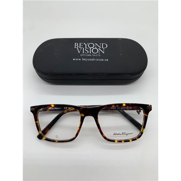 Salvatore Ferragamo Glasses with Case â€“ Tortoise Shell Frame