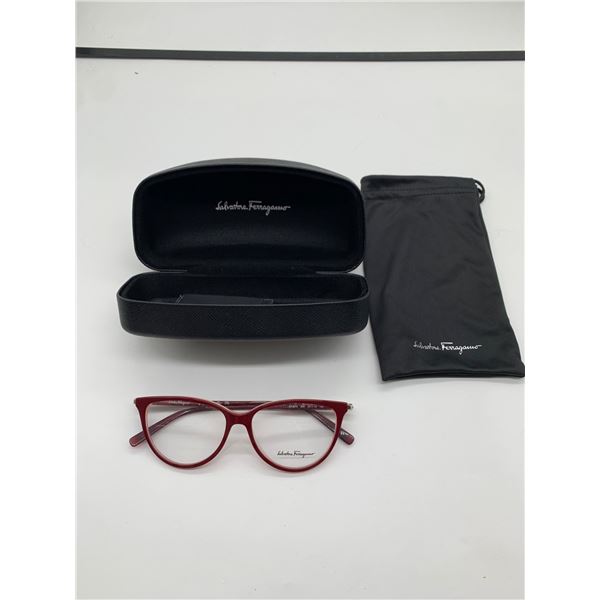 Salvatore Ferragamo Eyeglasses with Case and Pouch