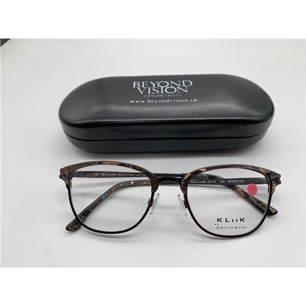 Kliik Denmark Eyeglasses with Beyond Vision Case