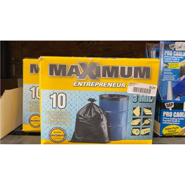 Maximum Entrepreneur 10 Commercial-Grade 3 Mil Bags