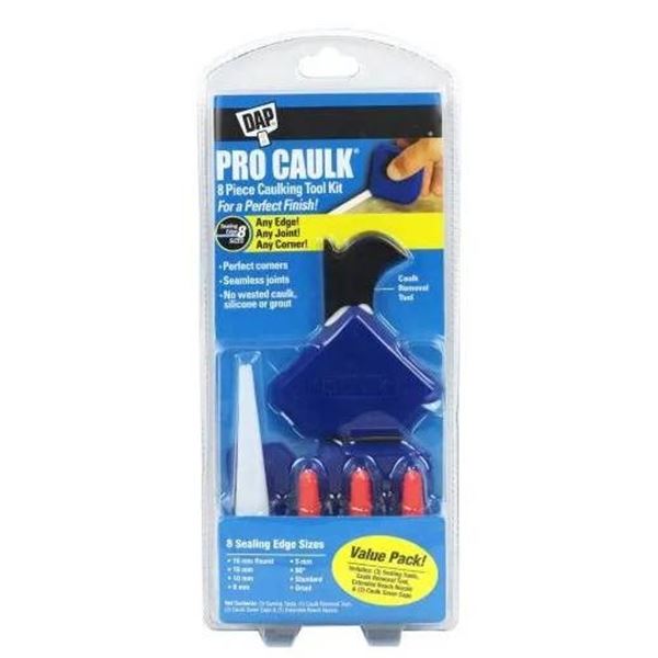 DAP Pro Caulk 8-Piece Caulking Tool Kit Value Pack Lot of 4