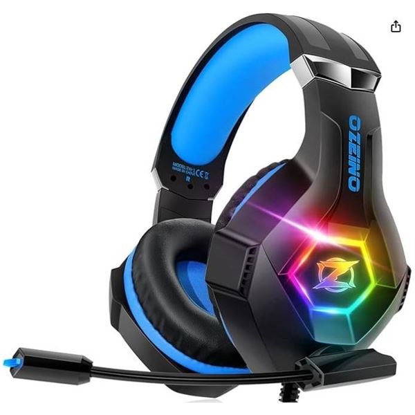 Zethia ZW1 Wired Gaming Headset with RGB Lighting