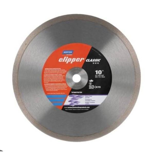 Lot of 2 Norton Clipper Classic 10-Inch Diamond Blades