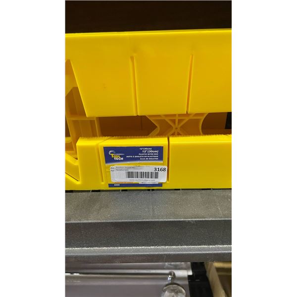 Tool Tech 12-Inch (30 cm) Plastic Miter Box for Sawing