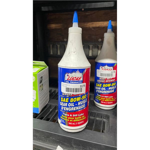 Lucas SAE 80W-90 Gear Oil High-Performance Lubricant, 946 mL