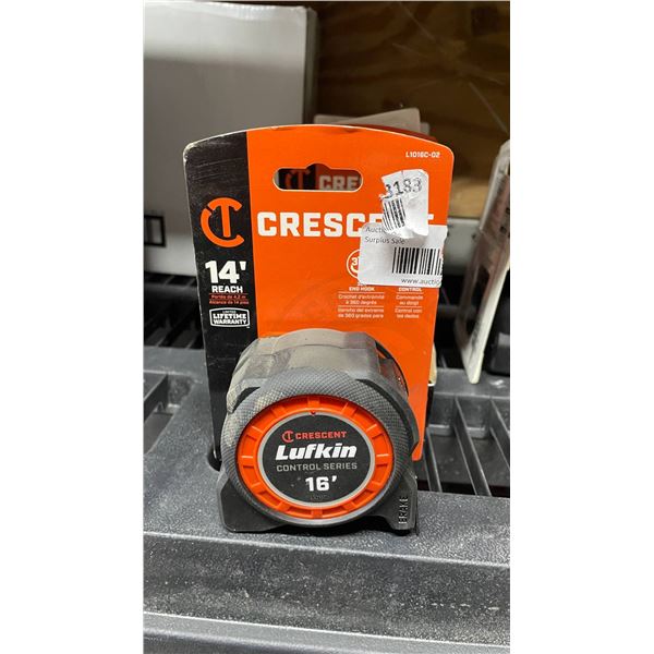 Crescent Lufkin Control Series 16-Foot Tape Measure