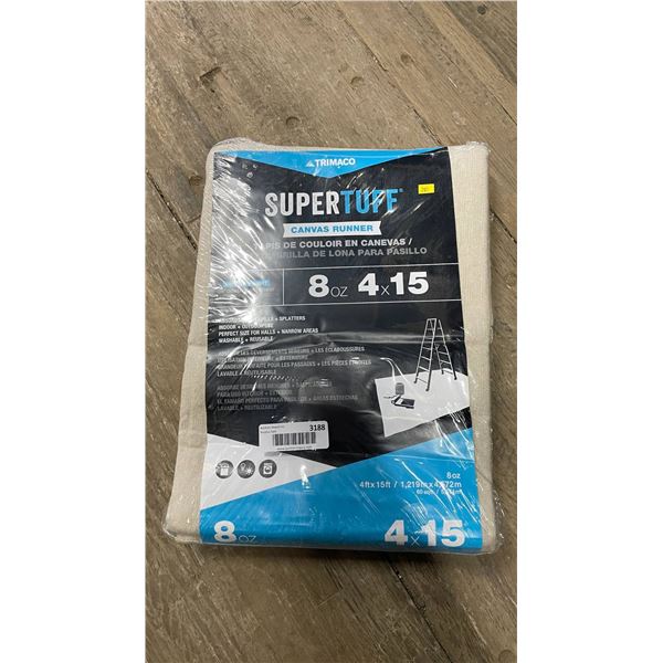 Trimaco SuperTuff Canvas Runner, 8 ft x 4 ft 15 in