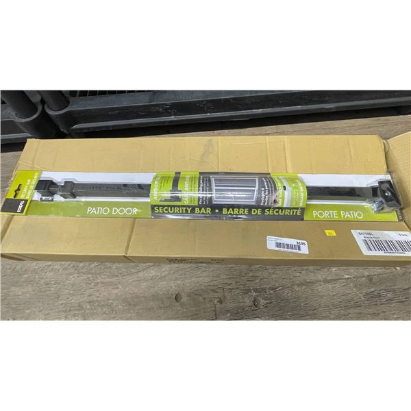 Master Lock SK110BL Black Patio Door Security Bar