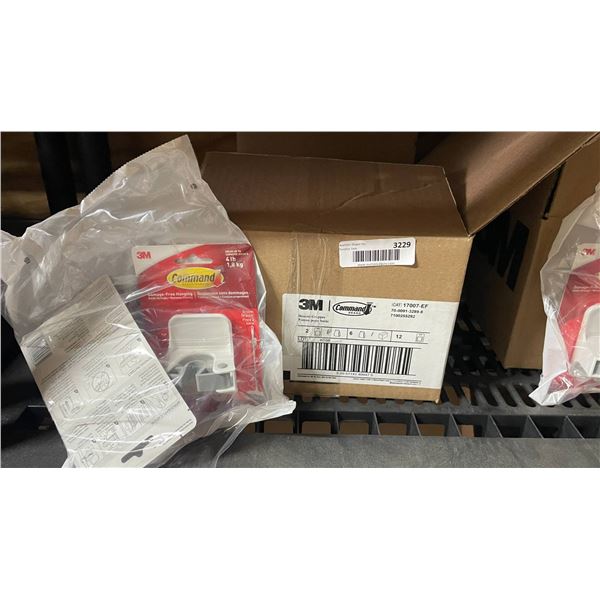 3M Command Large Mounting Strips, Model 17007-EF, 12 Packs of 6 Strips