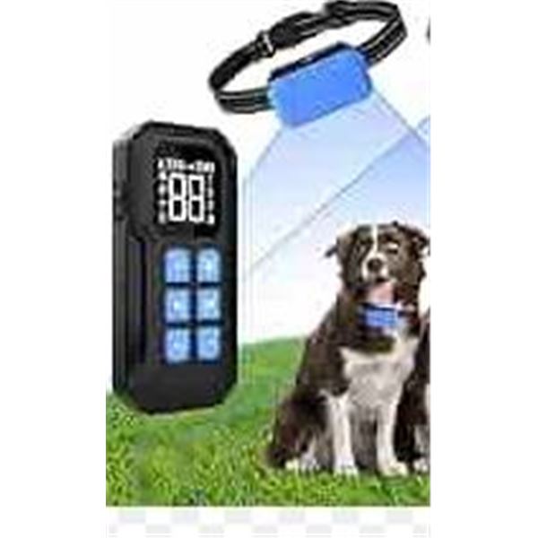 2-in-1 Dog Wireless Fence and Training Collar with Receiver and Remote