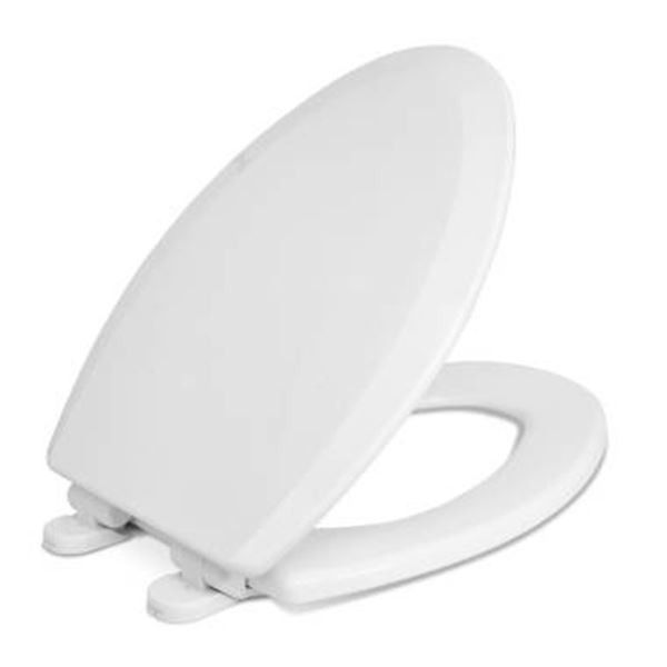 Centoco Elongated Toilet Seat, White, Canada Design