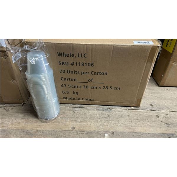 Whele LLC Disposable Cups, SKU #118106, 20 Units Per Carton