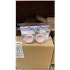 Image 1 : 72 Partytime Baking Cups, Pink and Gold, Total Quantity 12 Packs
