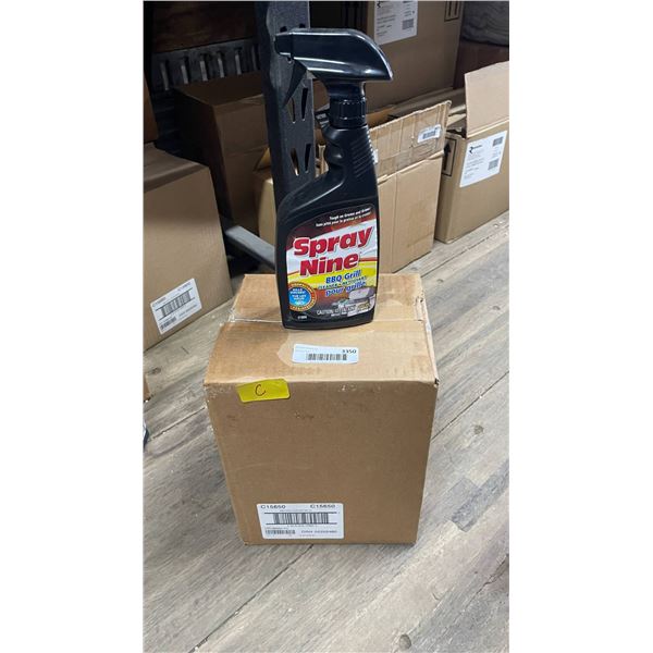 Spray Nine BBQ Grill Cleaner Disinfectant, 6Ã—650-mL