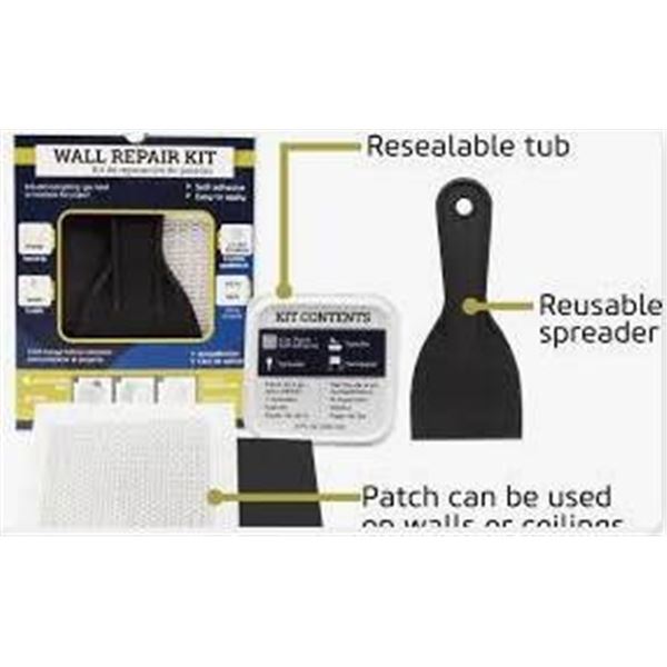 Lot of 4Â  FibaTape FDW9200-U Wall Repair Kit