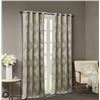 Image 1 : Design Decor Textured Jacquard Thermal Back Tab/Rod Pocket Curtain 52 x 84 in