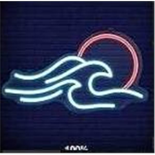 Game Controller Neon Light Wall Decor with Power Components