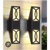 Image 1 : LED Outdoor Wall Light, Model WT1048, Two-Piece Set