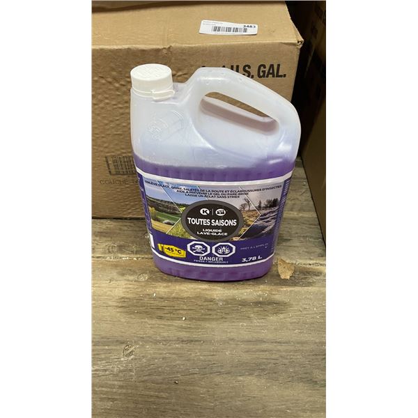 Lot of 4 Assorted Windshield Washer Fluid 3.78L