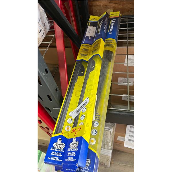 Lot of Assorted Michelin Guardian Wiper Blades Assortment â€“ Various Sizes