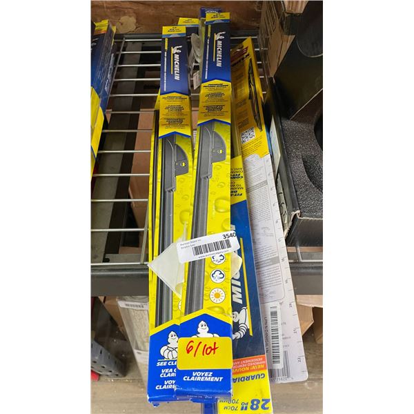 Lot of Assorted Michelin Guardian Wiper Blades Assortment â€“ Various Sizes