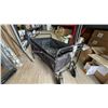 Image 2 : Collapsible Black Utility Wagon with Metal Frame and Fabric Bed