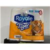 Image 1 : Royale Tiger Towel 2-Ply Paper Towels, 6 Rolls, 55 Sheets Each