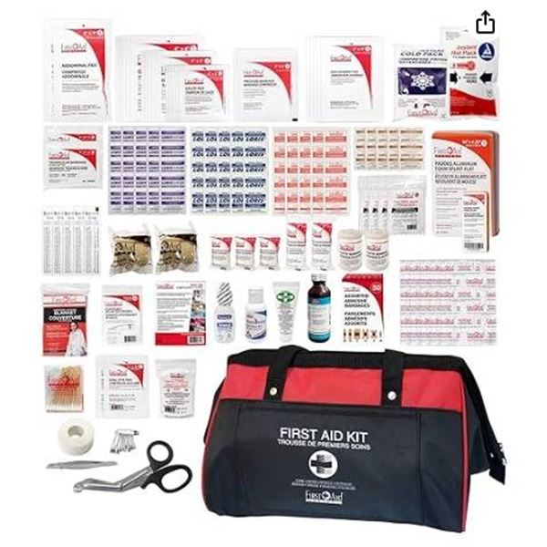 First Aid Central 258-Piece Deluxe Home First Aid Kit