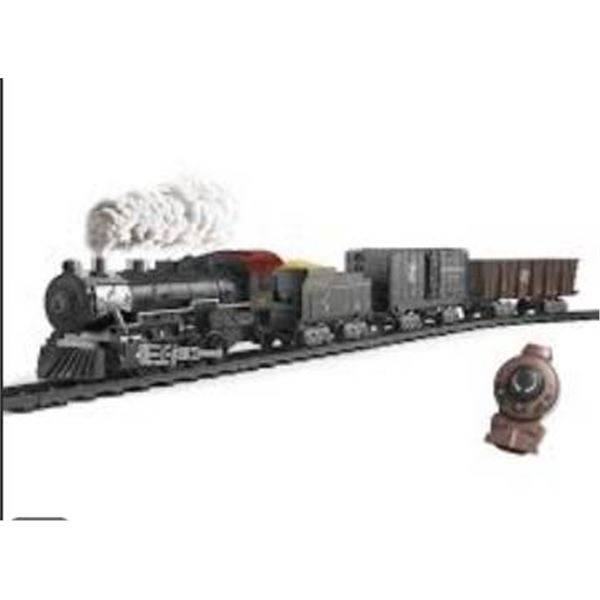 Remote Control Rail Steam Train with 2.4GHz Connectivity