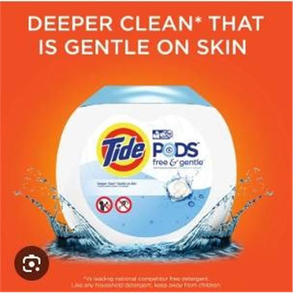 Tide Pods Free & Gentle, 42 Count, 30 oz, 869 g