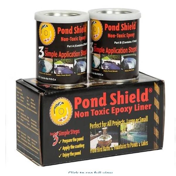 Pond Shield Non-Toxic Epoxy Liner, 1.5 Qt, Black