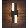 Image 1 : Lutec Outdoor LED Cylinder Sconce with Adjustable Heads