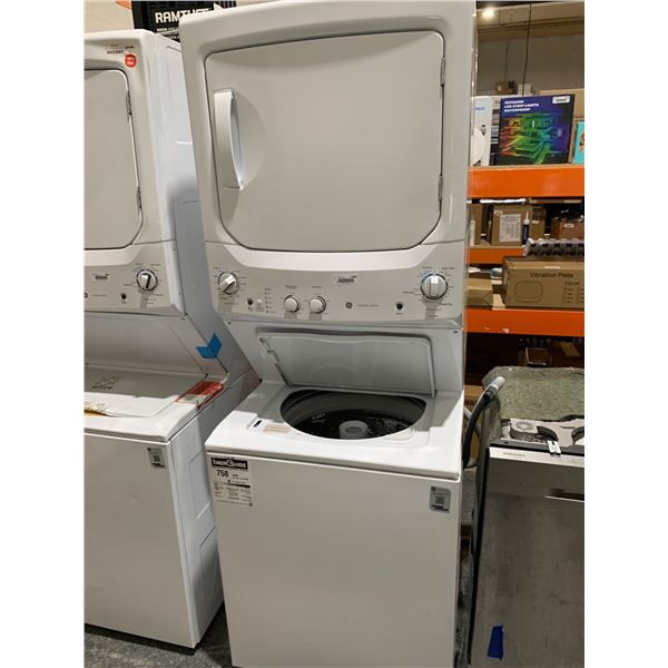 GE GUZ7ESMW0WW Stackable Electric Laundry Center With Washer and Dryer