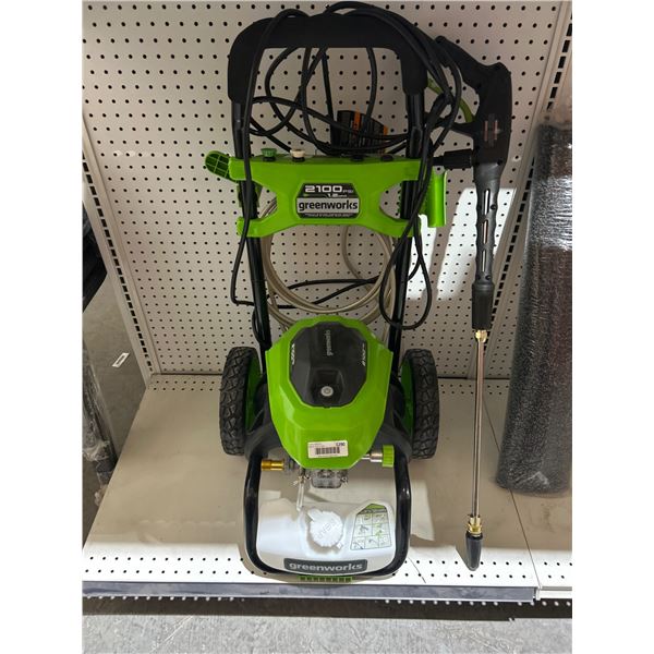 Greenworks GPW2100 Electric Pressure Washer 2100 PSI, 1.2 GPM