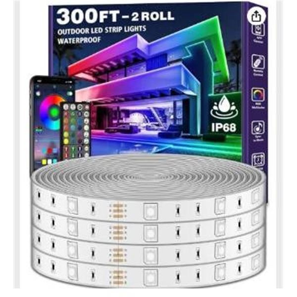 AILBTON 300ft/90m Outdoor LED Strip Lights