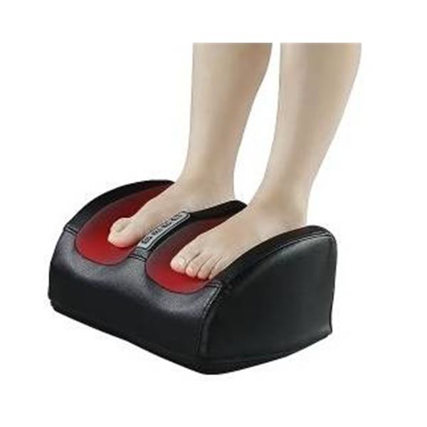 Lingteng Foot Massager With Heat, Shiatsu and Deep-Kneading, Black
